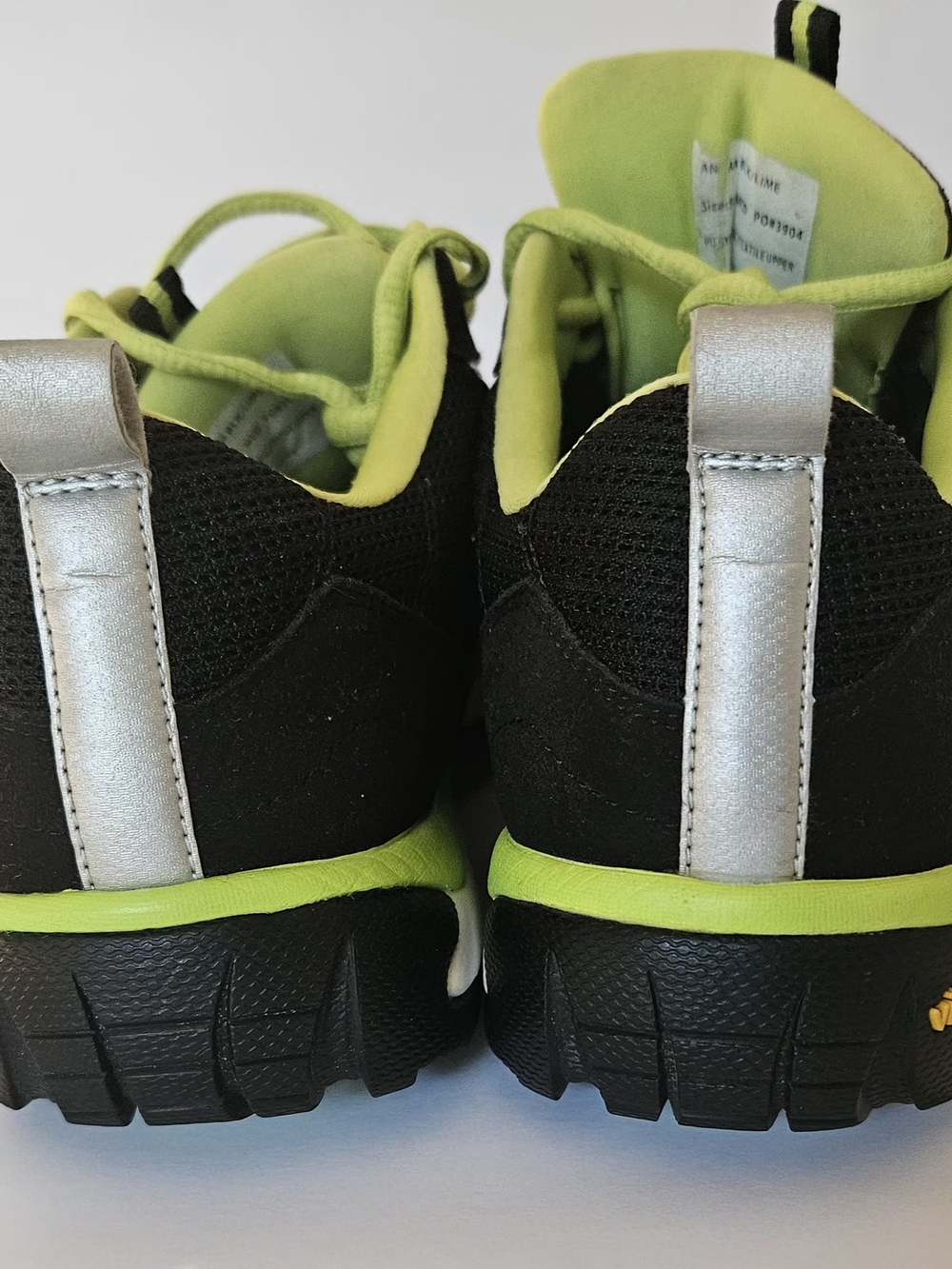 ABEO Aero Ankaa Women's Size 9 Black Lime Green Athletic Running Shoes Vibram - Picture 3 of 15